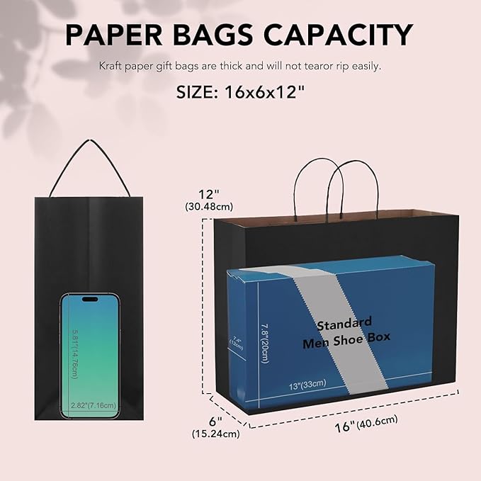 METRONIC Kraft Paper Gift Bags - Image 2