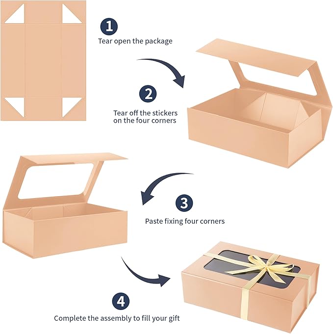 Rose Gold Large Gift Boxes - Image 5