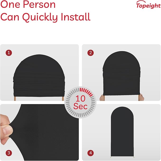 Spandex Anti Wrinkle Arch Backdrop Cover - Image 7