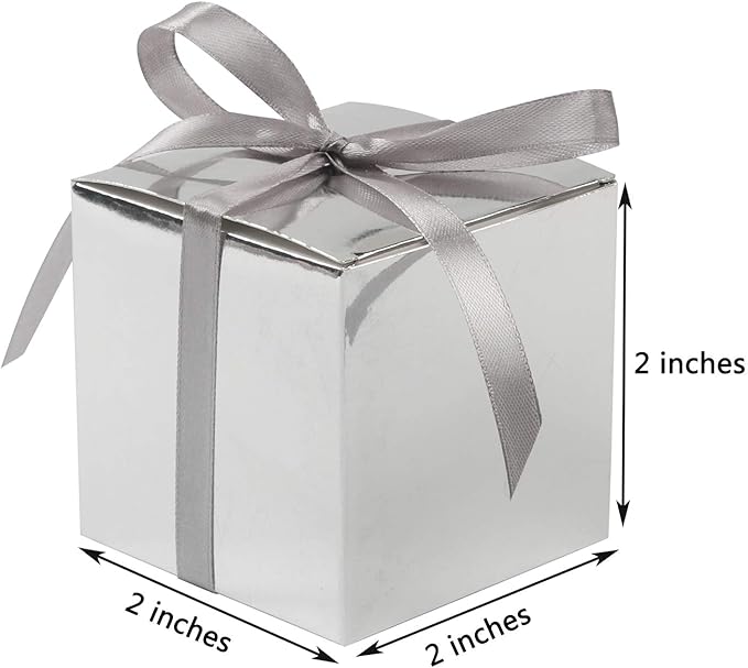 COTOPHER 60pcs Small Gift Boxes, Favor Boxes 2x2x2 inches Paper Gift Boxes - Image 7