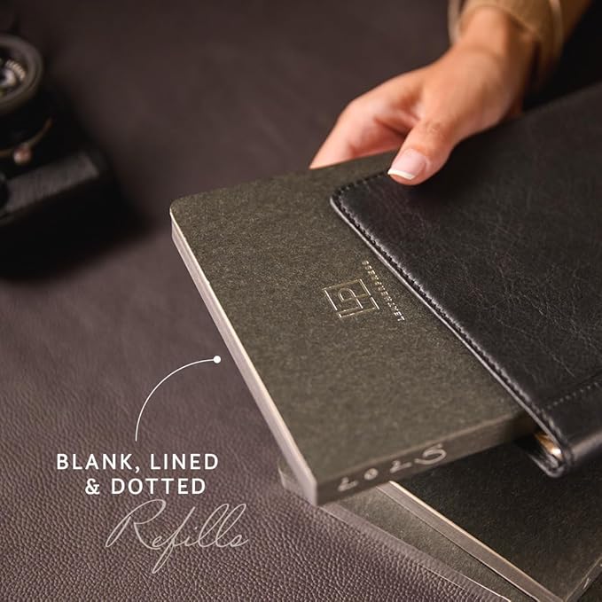 Luxury Leather Refillable Journal/Writing Notebook - Image 3