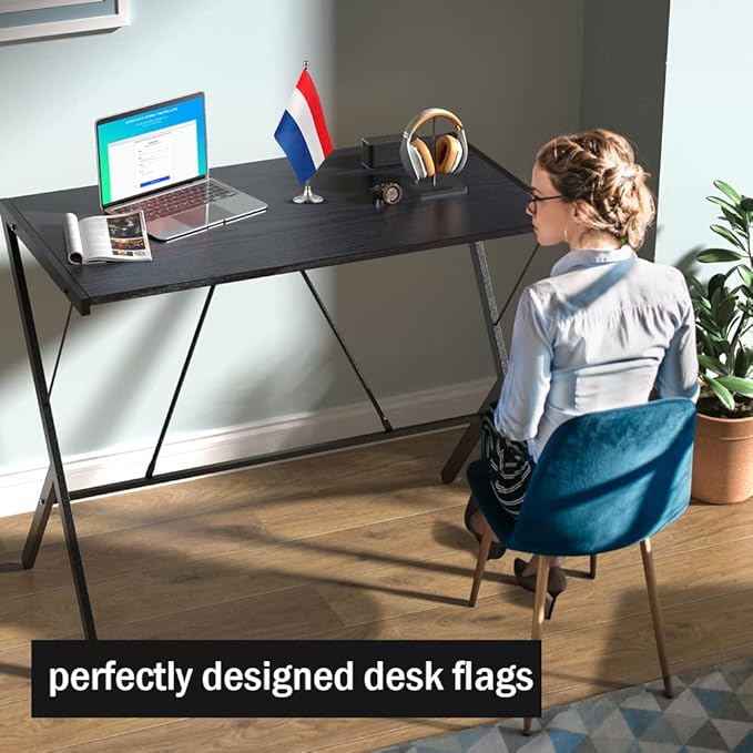 Netherlands Flag Dutch Flags, Small Mini Dutch Desk Flag, Used - Image 3