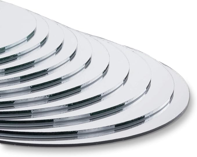 Super Z Outlet Round Mirror Wedding Table Centerpieces, 10 Pieces - Image 4