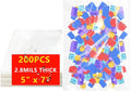 5x7 Inches 200 Pcs Self Sealing Cellophane Bags Clear Cookie Bags Resealable by DTmasao