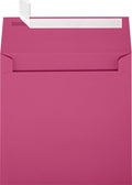 LUXPaper Square Invitation Envelopes | Peel & Press | 6 1/2" x 6 1/2" | Magenta by LUXPaper