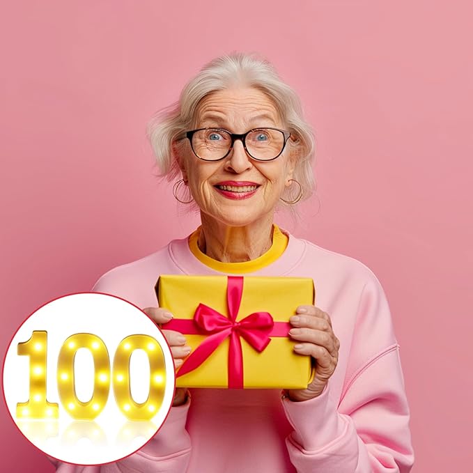100th Birthday Decorations for Women Men, 100 Birthday Decorations for - Image 7