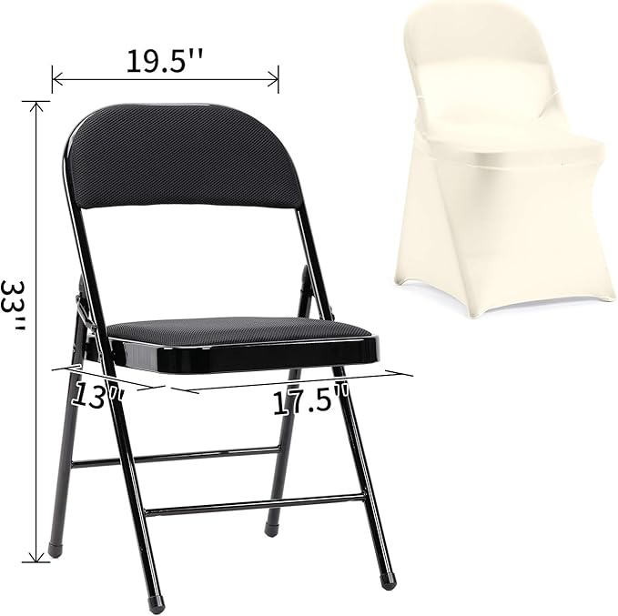 Peomeise Stretch Spandex Folding Chair Cover - Image 3