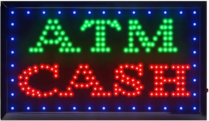 Boshen LED ATM Sign for Business Display Animated Motion Advertisement Board - Image 6