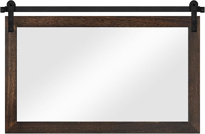 COGOOD Farmhouse Barn Door Mirror - Image 9