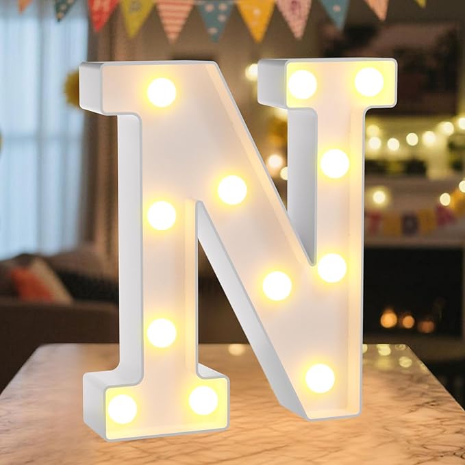 LED Marquee Light Up Letters Sign by NANXU