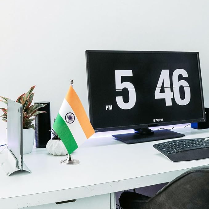 India Flag Indian Flags, Small Mini Indian Desk Flag, Used - Image 5
