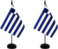 2 Pack Greece Desk Flag, Greek Table Office Flag by Unknown