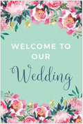 Andaz Press Extra Large Wedding Easel Board Party Sign, 12x18-inch, Tea Party by AndazPress