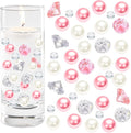 HappyFiller 1075 PCS Floating Pearl Beads, Gems by HappyFiller