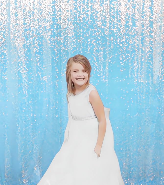 ShinyBeauty Sparkle Sequin Backdrop 4FTx7FT - Image 2