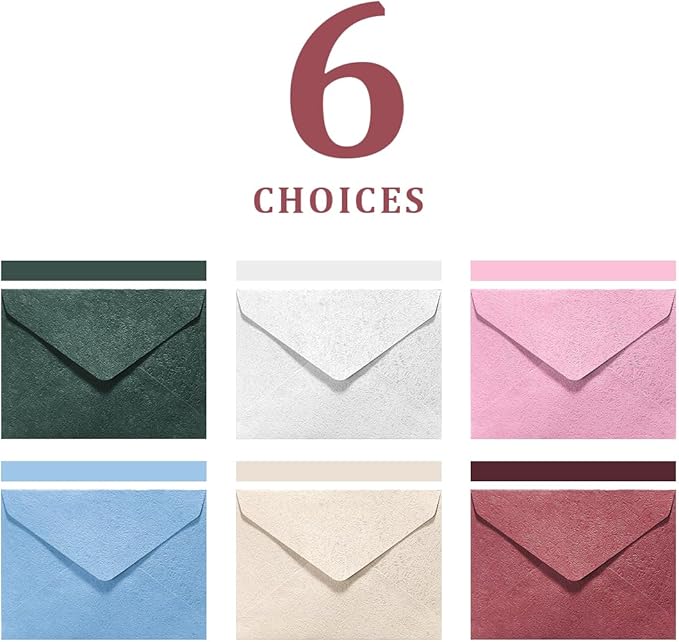 30 Pieces A6 Envelopes with 30 Seal Stickers, 6.32 x 4.45 inch Envelopes - Image 6