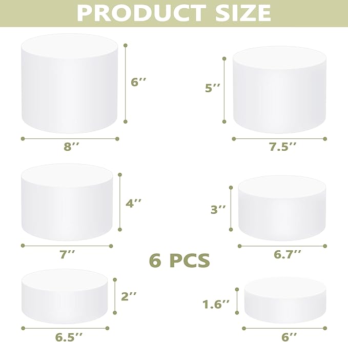 6Pcs Buffet Risers, Food Risers - Image 3