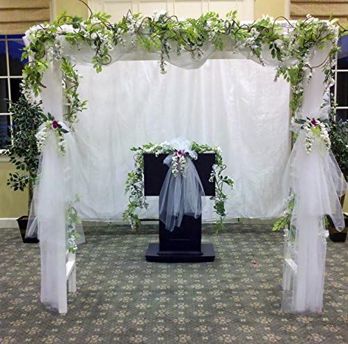 DearHouse 4Pcs 6.6Ft/Piece Artificial Flowers Silk Wisteria Garland Artificial - Image 7