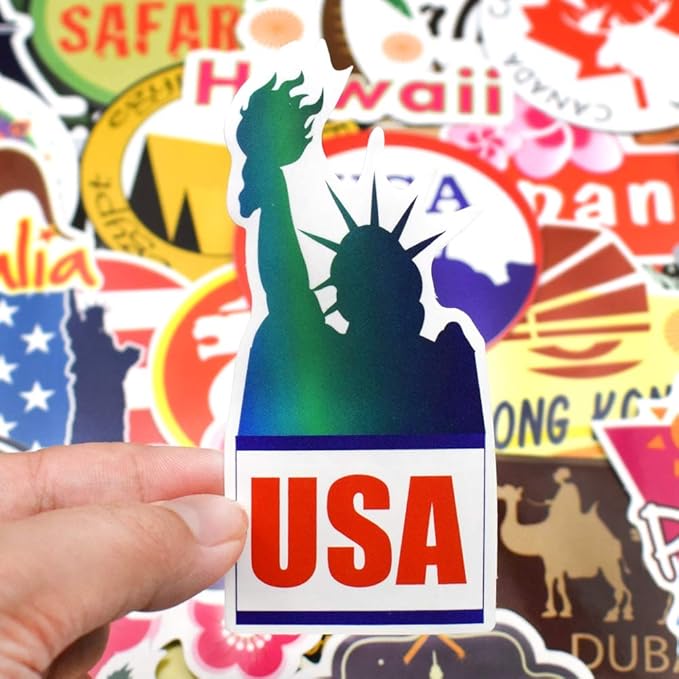 QTL Luggage Stickers for Adults Kids Travel Stickers for Luggage for Easy - Image 6