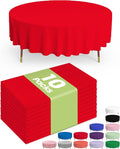 Pureegg Plastic Table Cloth Disposable 10 Pack, Valentines Day, Thanksgiving by Pureegg