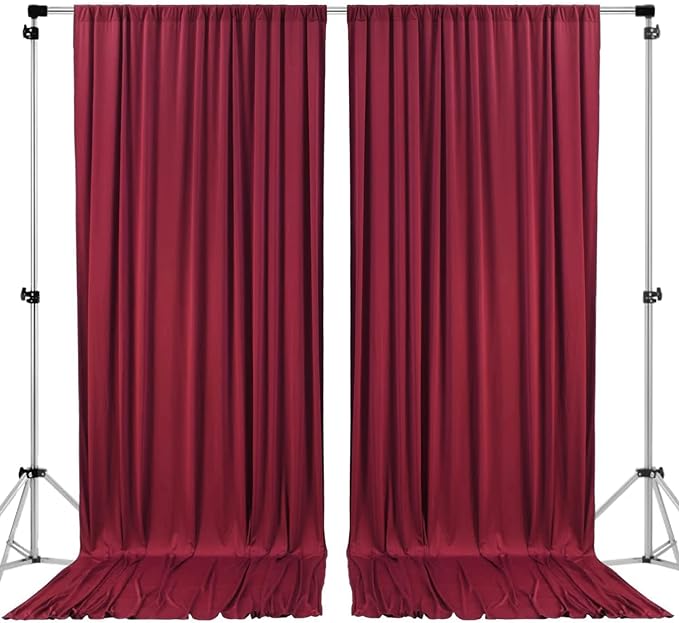 AK TRADING CO. 10 feet x 8 feet IFR Polyester Backdrop Drapes Curtains Panels by Fabrics%7CEventDecor%7CCrafts%7CUpholsteryFoam