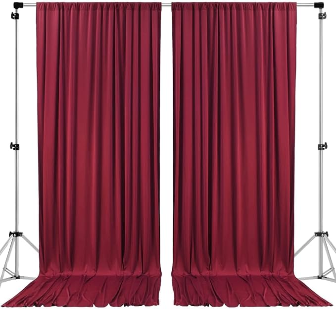 AK TRADING CO. 10 feet x 10 feet Polyester Backdrop Drapes Curtains Panels by Fabrics%7CEventDecor%7CCrafts%7CUpholsteryFoam