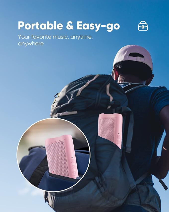 Bluetooth Speaker with HD Sound, Portable Wireless, IPX5 Waterproof, TWS Pairing - Image 6