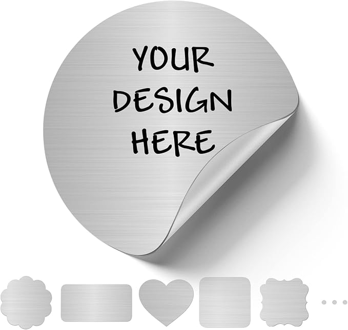 Custom Logo Stickers for Business, Personalised Logo Labels, Waterproof by CustomStickers