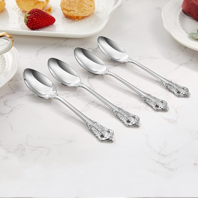 KEAWELL Luxury 6.3" Teaspoons, 18/10 Stainless Steel, Gorgeous Small Spoons - Image 3