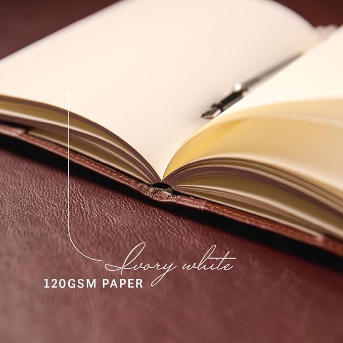 Luxury Leather Refillable Journal/Writing Notebook - Image 4