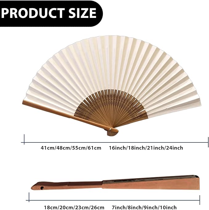 Decorative Folding Fans Personalized Fans Custom Fans Handheld Clack Fans - Image 4