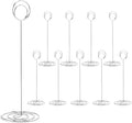 10Pcs Place Card Holder, Table Number Holders, Wire Picture Holder, Table Card by Hoewina