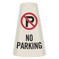 SmartSign No Parking Cone Message Sleeve, Bright Reflective by SmartSign