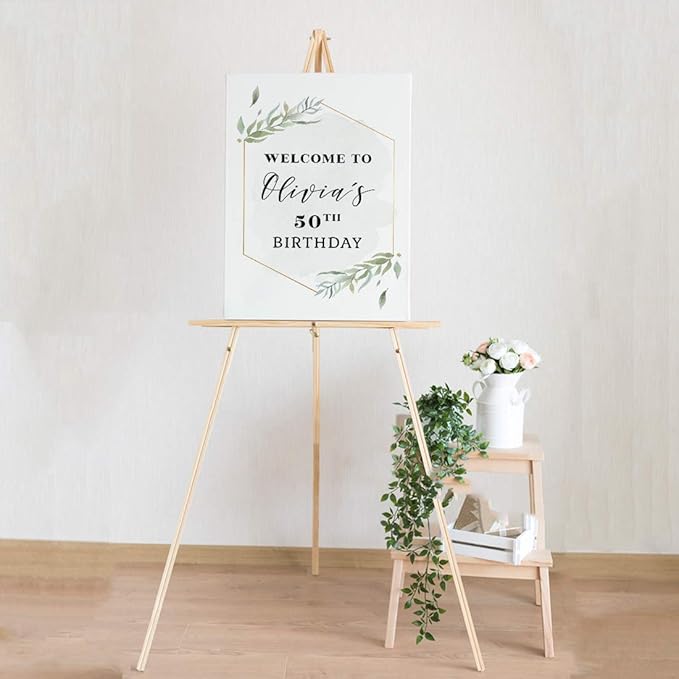 Andaz Press Personalized Extra Large Birthday Easel Board Party Sign, 12x18-inch - Image 5