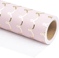 WRAPAHOLIC Pink Wrapping Paper Roll by WRAPAHOLIC