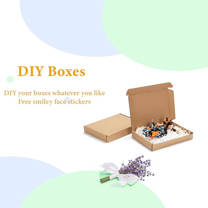 MEBRUDY 7x5x1 Inches Shipping Boxes Pack of 50, Small Corrugated Cardboard Box - Image 7