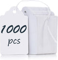 Uniclife 1000 Pcs Price Tags 1.8 Inch Writable Price Labels White Price Display by UnicLife