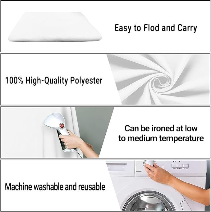 10x20FT Large White Screen Backdrop Photography Backgrounds - Image 7