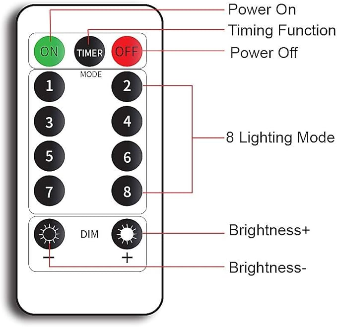 YEOLEH String Lights Curtain, USB Powered Fairy Lights - Image 6