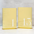 JINMURY Gold Wedding Table Numbers 1-15 by JINMURY