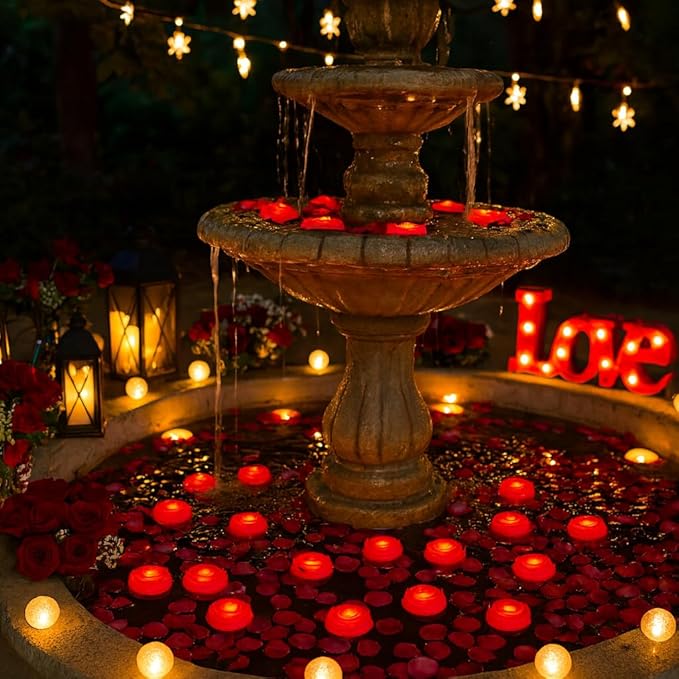 Aignis 12pcs Flameless LED Floating Candles, 120+ Hours Glow Time, Cozy Light - Image 3