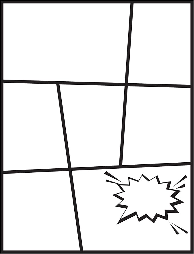 Blank Comic Book | Set of 2 | Create Your Own Comics and Cartoons - Image 7