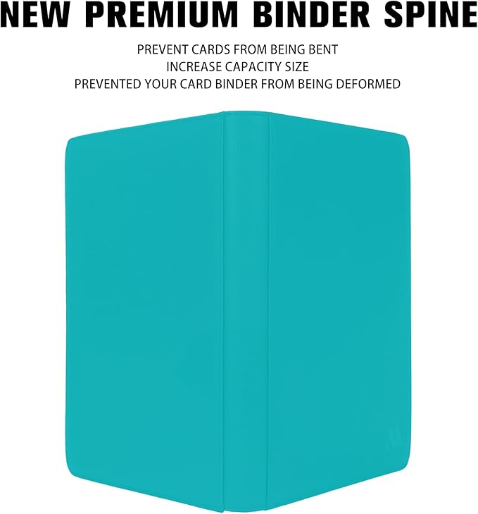 Premium 1000+ Pockets Card Binder, 16 Pockets Trading Card Binder Ringless Side - Image 7