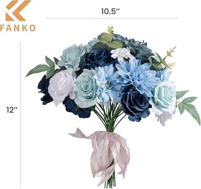 FANKO Dusty Rose Artificial Flowers Combo - Image 7