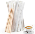 250 Pcs Coffee Stirrers 5.5 Inch Wood Coffee Stir Sticks Individually Wrapped by Unknown