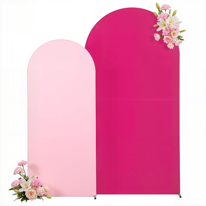 7.2FT 6FT Arch Backdrop Cover for Wedding, Birthday Party Decor, Chiara - Image 4