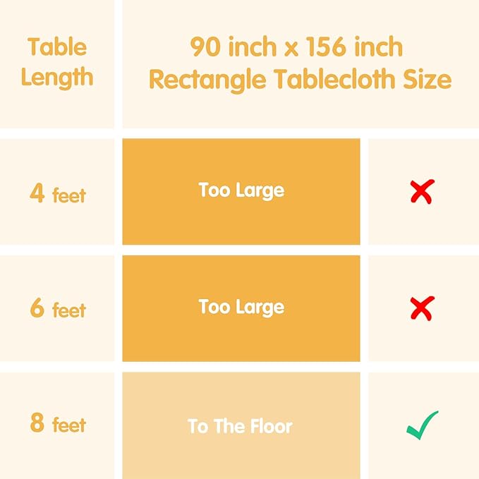 BRILLMAX 4 Pack Beige Tablecloths - Image 6