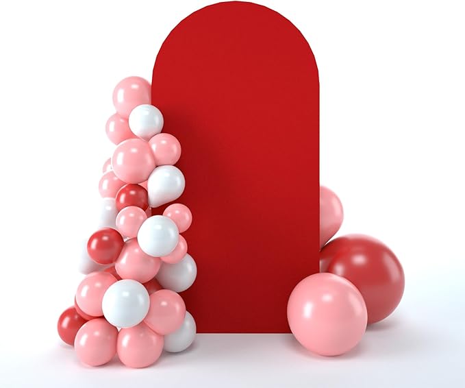 bricia Wedding Arch Backdrop Stand Cover, 6.6FT Double Sided Stretchy Arch by bricia