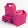 XAGLVV 24Pack Hot Pink Party Favor Treat Box Packs, 7 * 3.5 * 6.6 Inch Goodie by XAGLVV