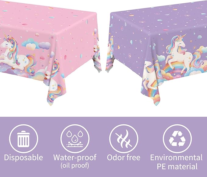 Gatherfun Unicorn Party Supplies Set: Perfect Unicorn Birthday Decorations - Image 7